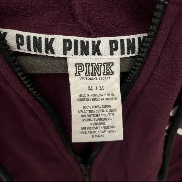 PINK Zip Up Jacket (M) - Picture 4 of 4